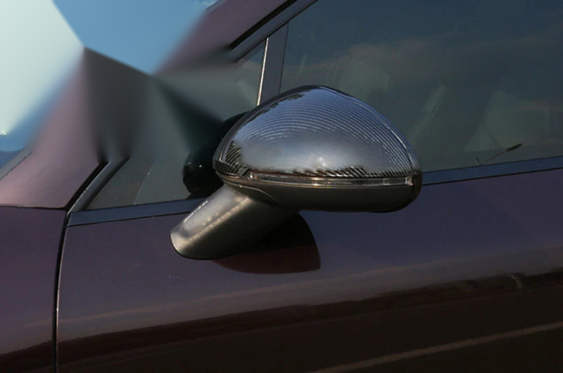 Porsche Macan Carbon Fiber Rearview Mirror Covers (2014-2023)