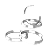 Car Wheel Spacer 4 x 73.1 to 56.1 mm Aluminium Alloy Hub Centric Rings