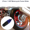Make Model 16mm Aluminum Alloy Motorcycle Slider Frame Bolt Nut 1 Set Blue
