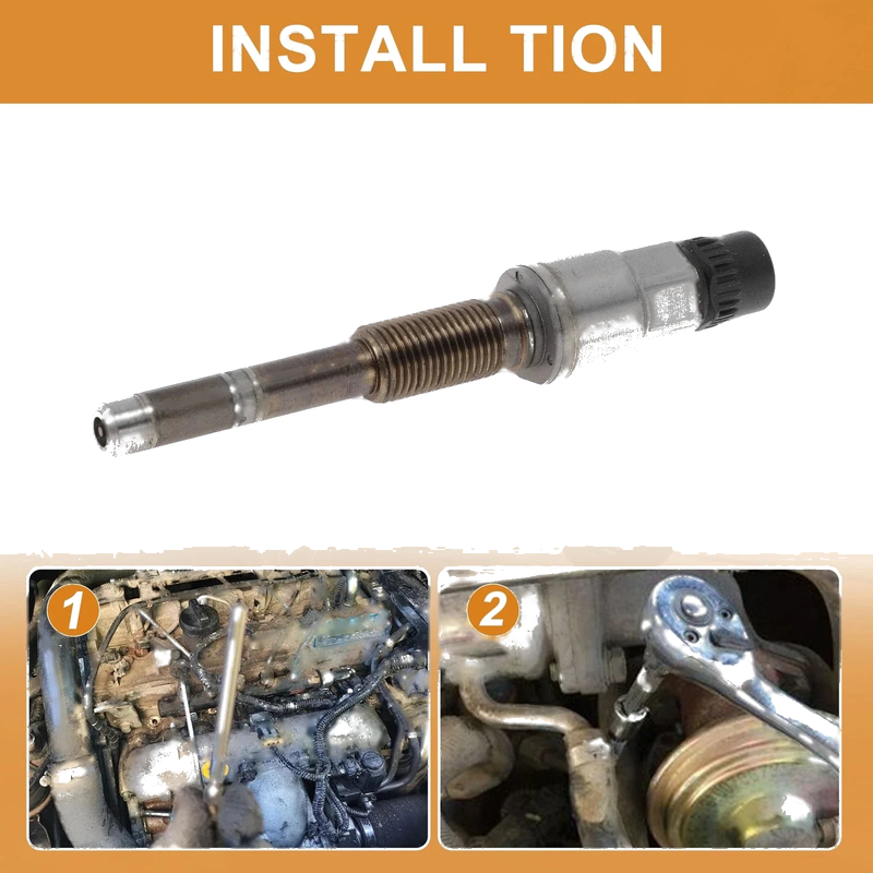 Glow Plug Diesel Glow Plugs Silver Tone Steel 1 Pc