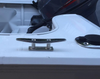 Deck / Dock 150mm Polished Boat Cleat Low Flat Slim Profile 316 Stainless