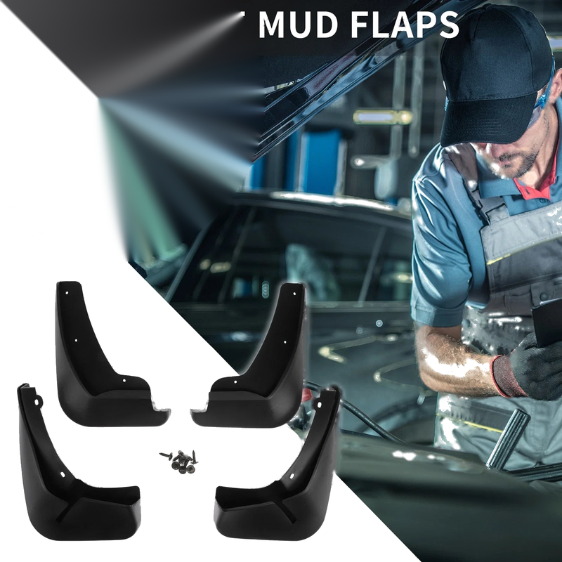 Ford Fiesta ST-Line Front & Rear Mud Flap Splash Guards (2021-2023)