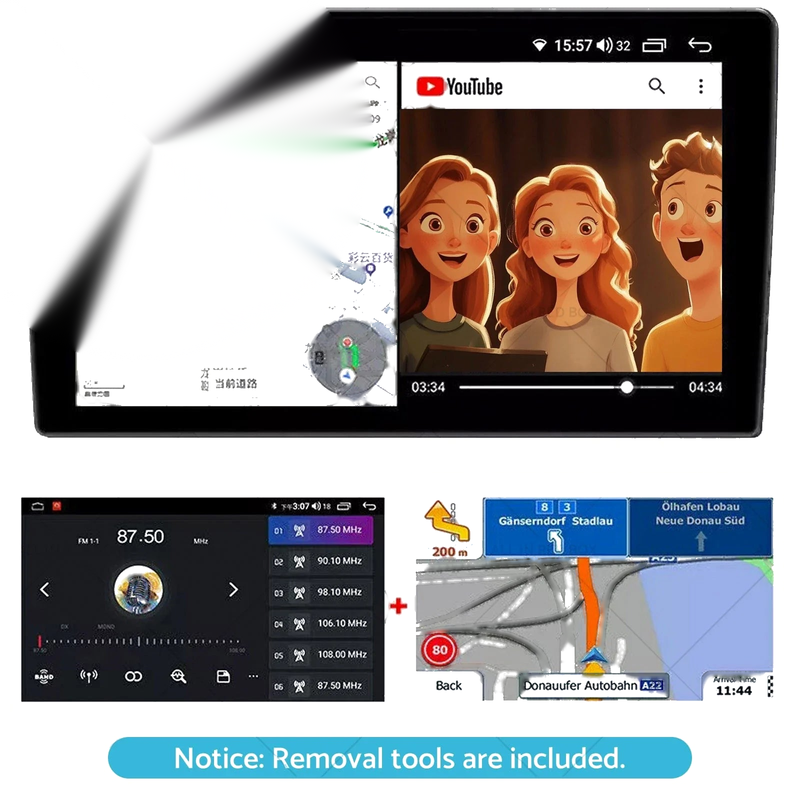 Nissan Navara D40 7" In-Dash GPS Radio Stereo (2007-2015)