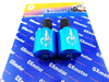 GXMOTOR 22mm 7 / 8" CNC Billet Alloy Bar End Handlebar Ends Weight Slider Set