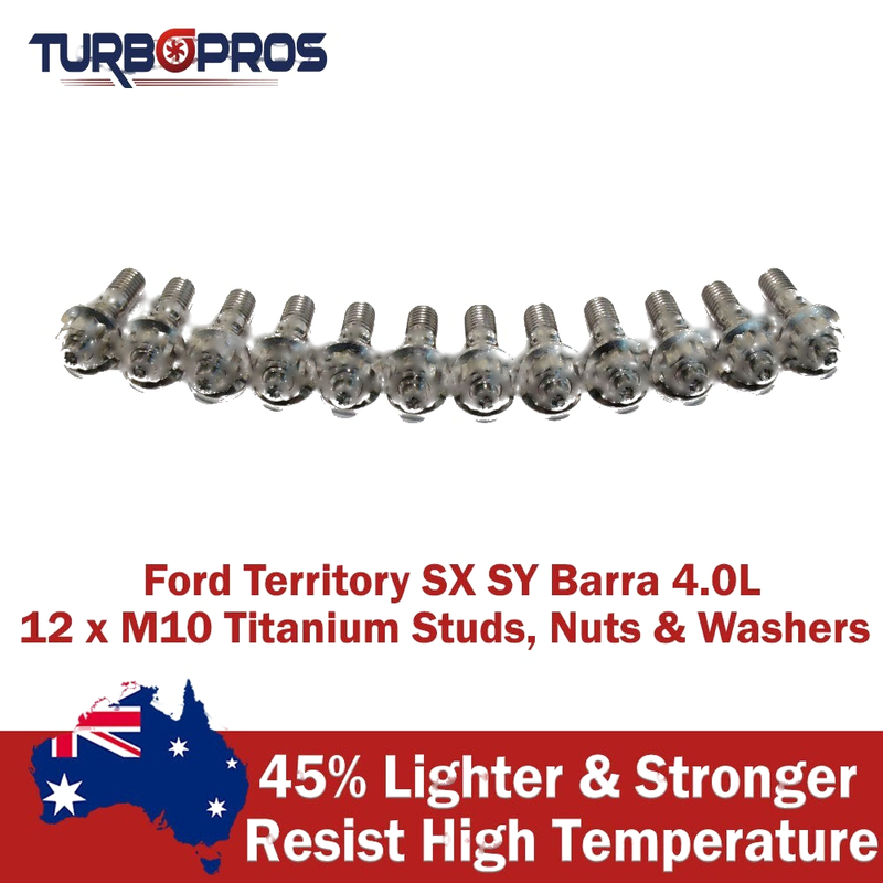 Ford Territory SX SY Barra 4.0L Titanium Exhaust Manifold Stud Kit