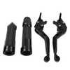 Yamaha YZF R1 Black Extendable Brake Clutch Lever Grip Set (2009-2014)