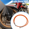 Motorcycle Hydraulic Brake Hose Line Pipeline Orange 120cm 10mm