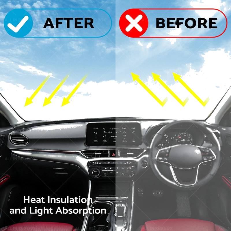 Kia Cerato 2019-2024 Black Non-Slip Dashboard Cover