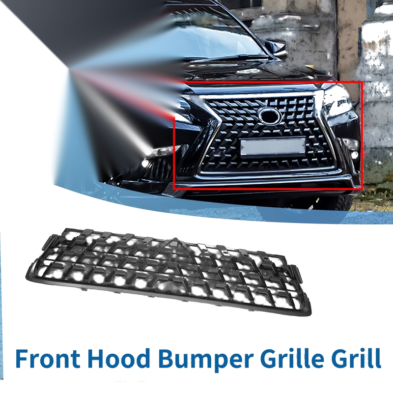 Lexus GX460 (2014-2022) Chrome Silver Tone Front Lower Bumper Grille