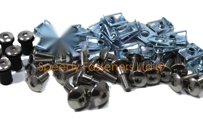 Triumph Speed 4 Stainless Steel Body Bolt Set (2002–2006)
