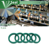 Oil Seal 28x35x6mm Rotary Shaft Seal TPU Green 5 Pcs