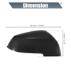 BMW 330i 320i 220i Pair Rearview Mirror Cover Cap Carbon Fiber Pattern