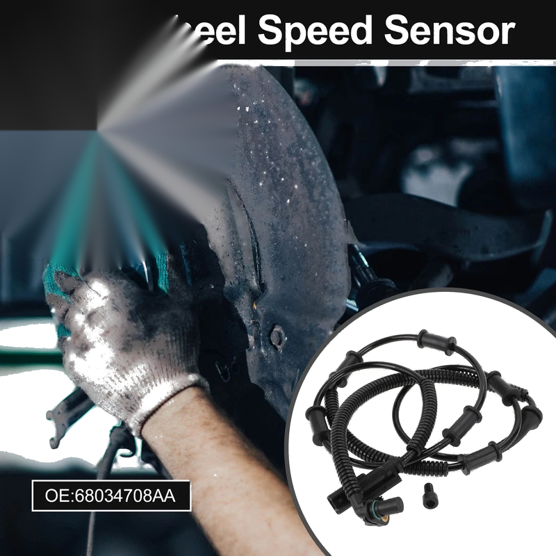 Dodge Front Left / Right ABS Wheel Speed Sensor Kit 1pc