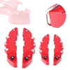 Car Front & Rear 16-17" Wheels Red 3D Disc Brake Caliper Covers (2016-2017)