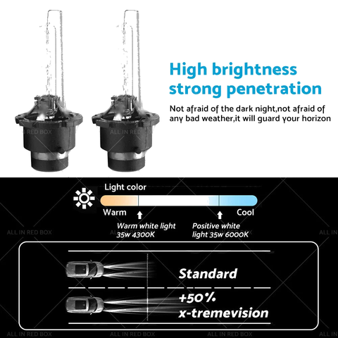 Lexus Honda Mazda Toyota 6000K D4S D4R Headlight Bulbs
