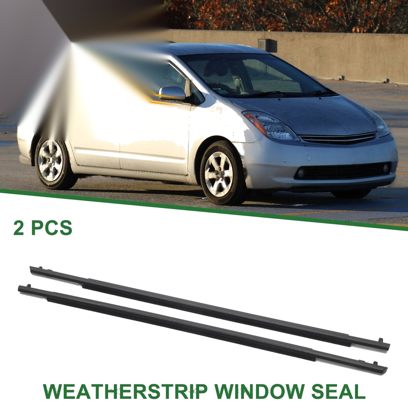 Toyota Prius 2 x Rear Left & Right Weatherstrip Window Seal (2010–2015)