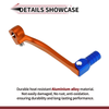 Honda CRF110F (2013-2018) - Orange & Blue Folding Shifter Lever