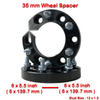 Toyota Hilux VIGO REVO Prado 35mm 12x1.5 Hub Centric Wheel Spacers (2005-2023)
