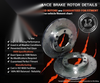 D-Max Front 12~16 Dimple Drilled & Slotted Disc Brake Rotors