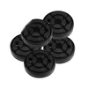 Auto Lift Car Truck Hoist Black 5Pcs Universal Round Rubber Arm Pads