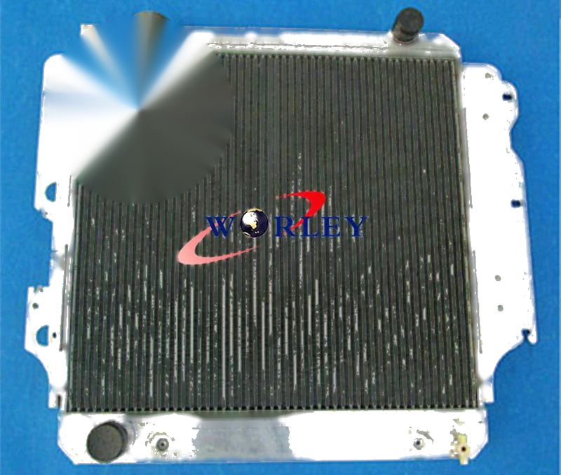 Jeep Wrangler YJ TJ LJ 4 Row Aluminum Radiator & Shroud Fan (1987-2006)