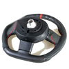 Mini R55 R56 R57 R60 R61 Flat Bottom Matte Carbon Leather Steering Wheel (2006-2016)