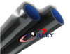Radiator Intercooler Turbo Pipe BLACK 2.5" Silicone Straight Hose