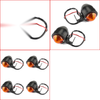 Universal Black Mini Turn Signal Light Vintage Motorcycle Bullet Bulb Generic