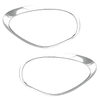 Mini Cooper R60 Countryman Chrome Headlight Trim Ring Bezels (11-16)