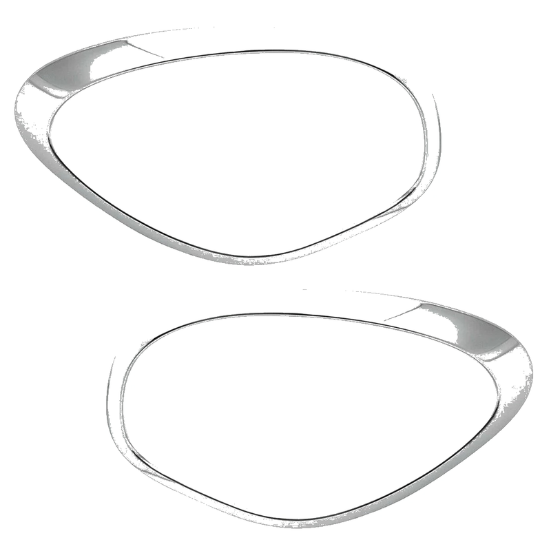 Mini Cooper R60 Countryman Chrome Headlight Trim Ring Bezels (11-16)
