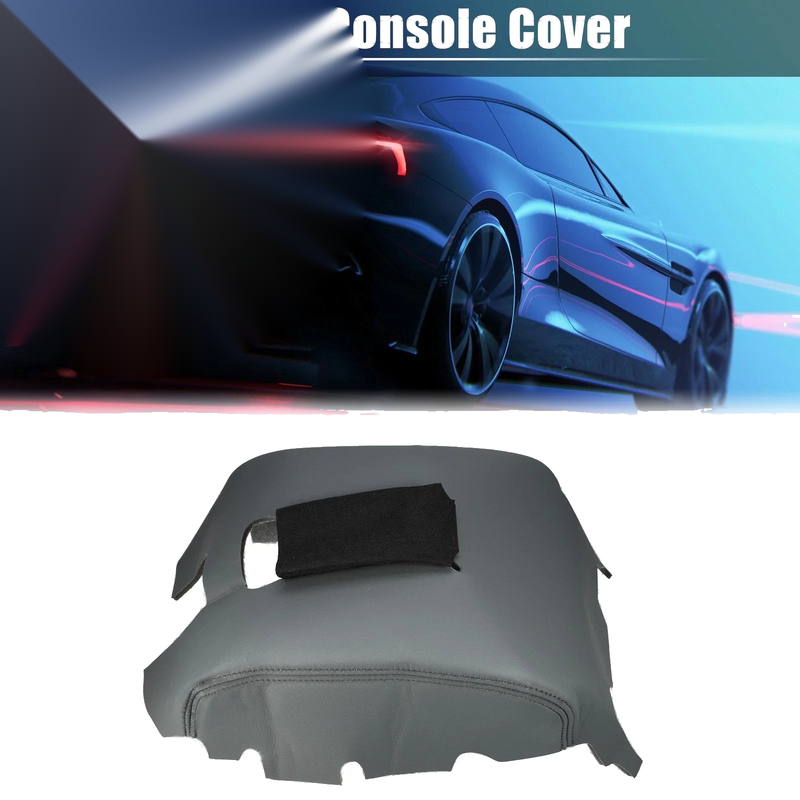 Chevy Silverado (2014-2018) Gray Car Center Console Armrest Cover