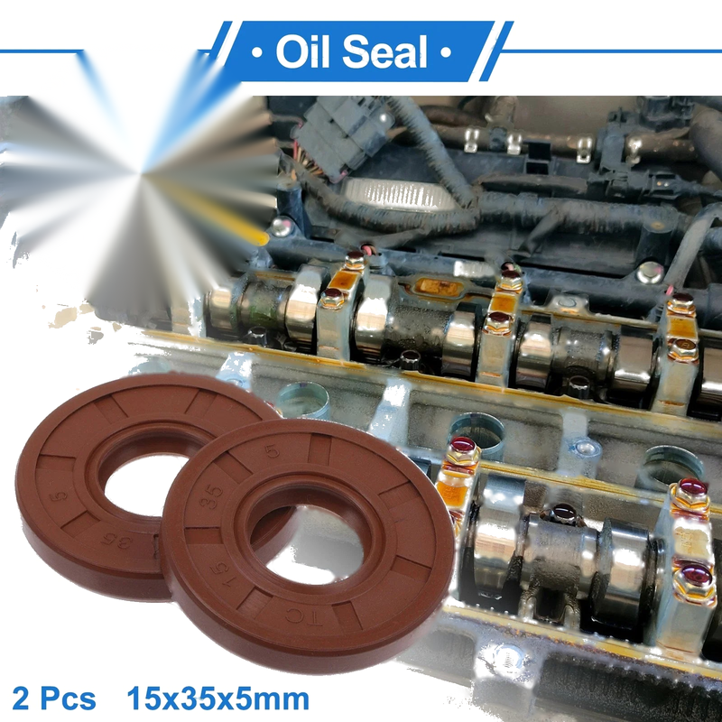 Oil Seal 15x35x5mm Seal Ring Rotary Shaft Seal FKM Rubber