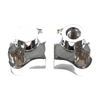 Harley Davidson 1" CNC Handlebar Risers w/Mount Screws Chrome