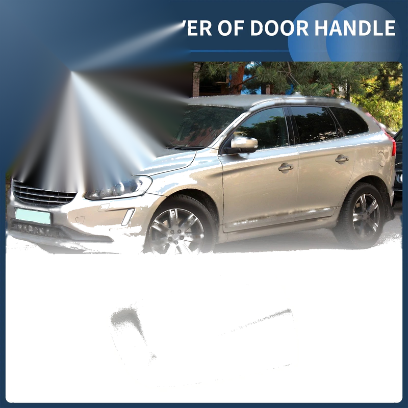Volvo XC60 (2015-2017) Silver Tone Front Left Door Handle Cover