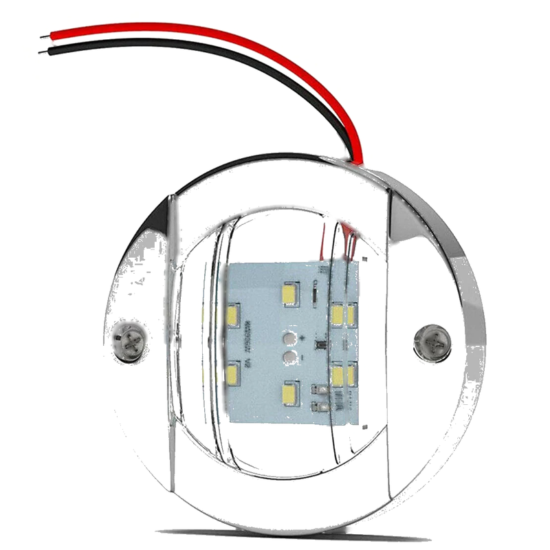 Pontoon Blue Round 12V Marine Boat Stern Light 6-LED (N/A)