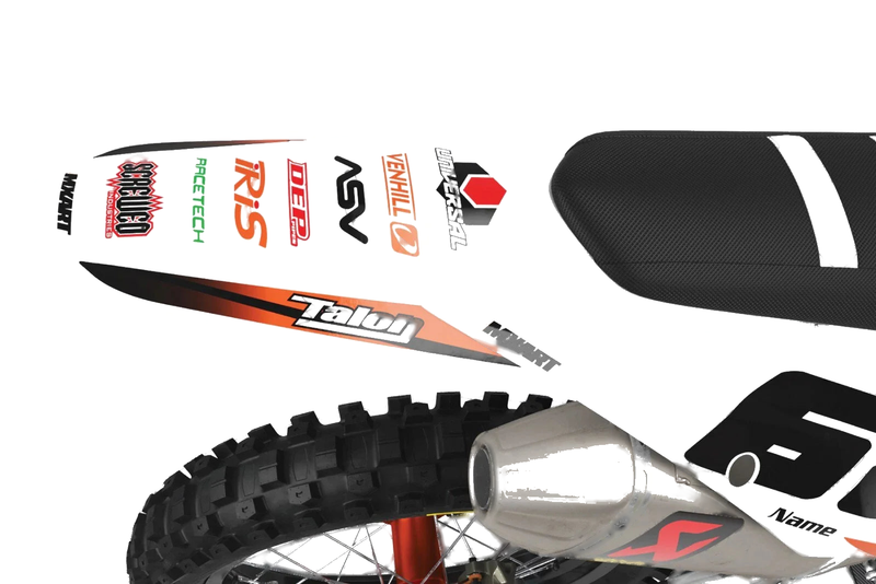 KTM 50 Custom Graphics Full Kit - STORM STYLE Stickers (2002-2008)