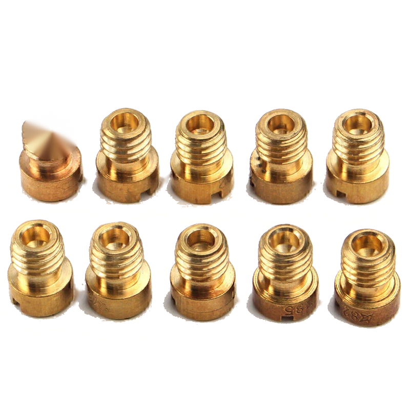 Dellorto Carburetor 10 Pcs 5MM Main Jets Nozzle Set (75-98)