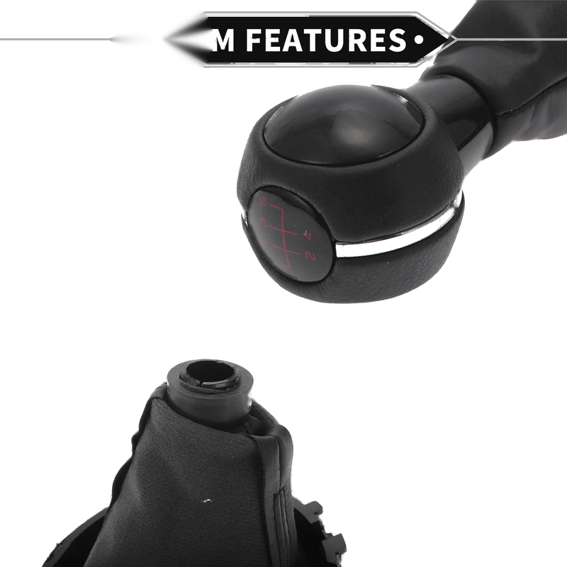 Mini Cooper F55 F56 5 Speed Manual Shift Knob & Boot Cover (2014-2023)