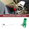 Yamaha TTR 50cc Folding Gear Shifter Levers Silver Tone Green