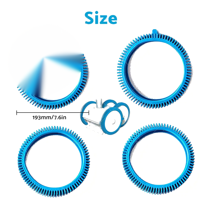 Hayward Aquanaut 4 x Front & Standard Back Tyres