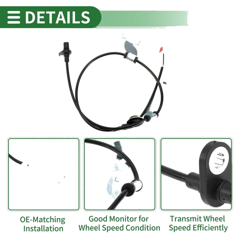 Mazda 6 ABS Wheel Speed Sensor (2009-2013)