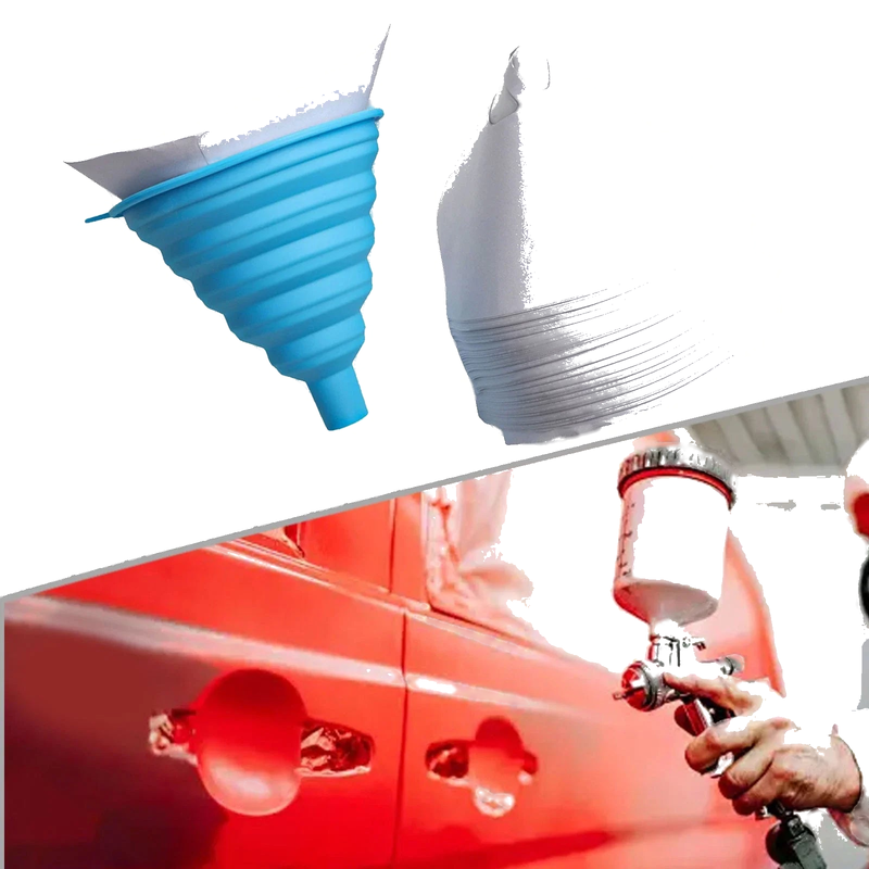 Auto Spray Painting 101 pcs Paint Filter Paper and Silicone Funnel