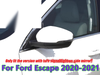 Ford Escape Left White Turn-Signal Hole Side Mirror Cover Cap (2020–2021)