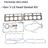 GM Chevy LS1 LS6 LQ4 LQ9 4.8L 5.3L 5.7L Gen 3 LS Head Gasket Kit (2000-2006)