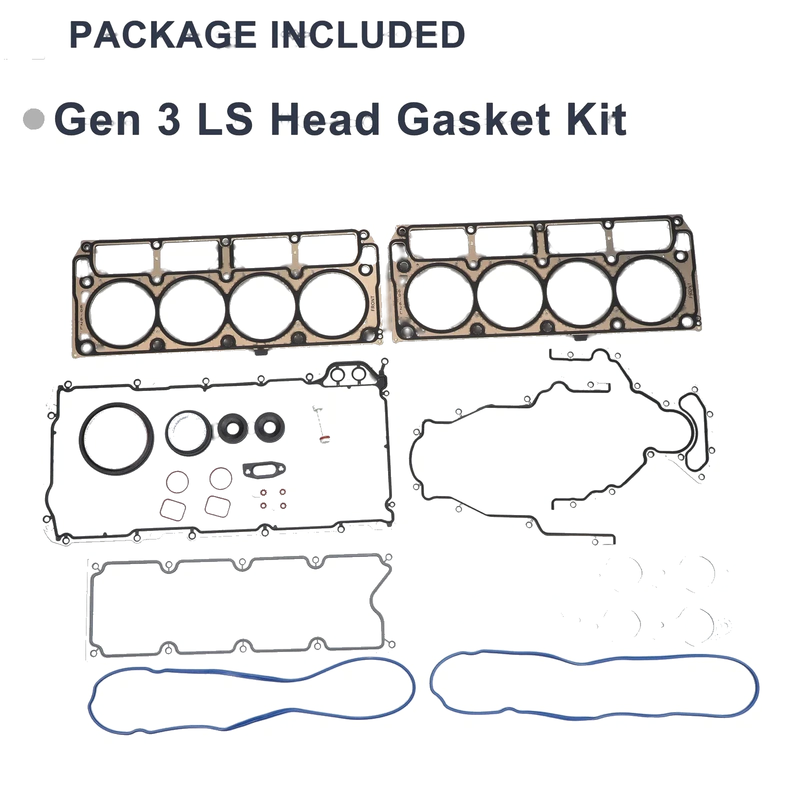 GM Chevy LS1 LS6 LQ4 LQ9 4.8L 5.3L 5.7L Gen 3 LS Head Gasket Kit (2000-2006)