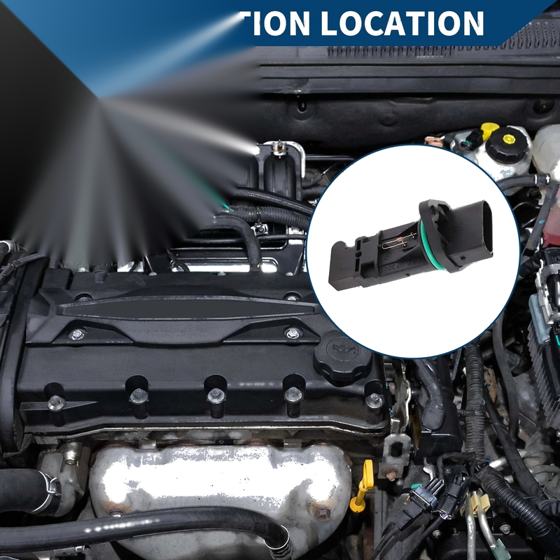 Mercedes Benz BMW 1 Pcs MAF Sensor Mass Air Flow Sensor Meter