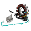 Honda CBF125M 09-10 31120-KWF-941 Magneto Stator +Voltage Rectifier +Gasket