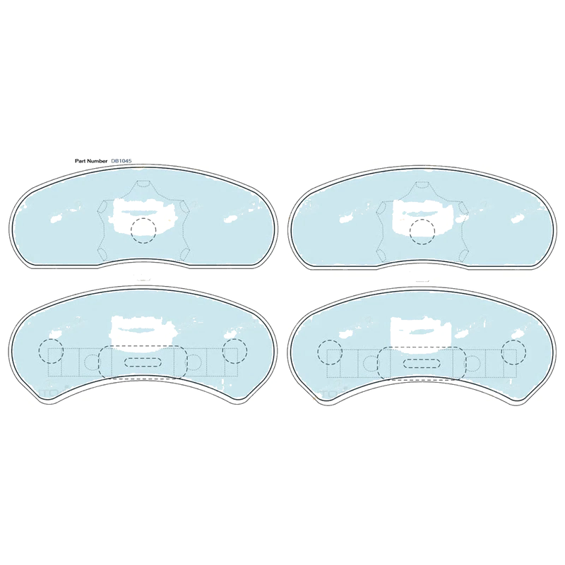 Ford Fairlane GCT Front Disc Brake Pads Set (1972-1988)