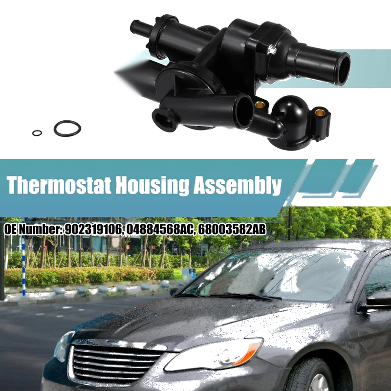 Jeep Patriot Engine Coolant Thermostat Housing (2007-2017)