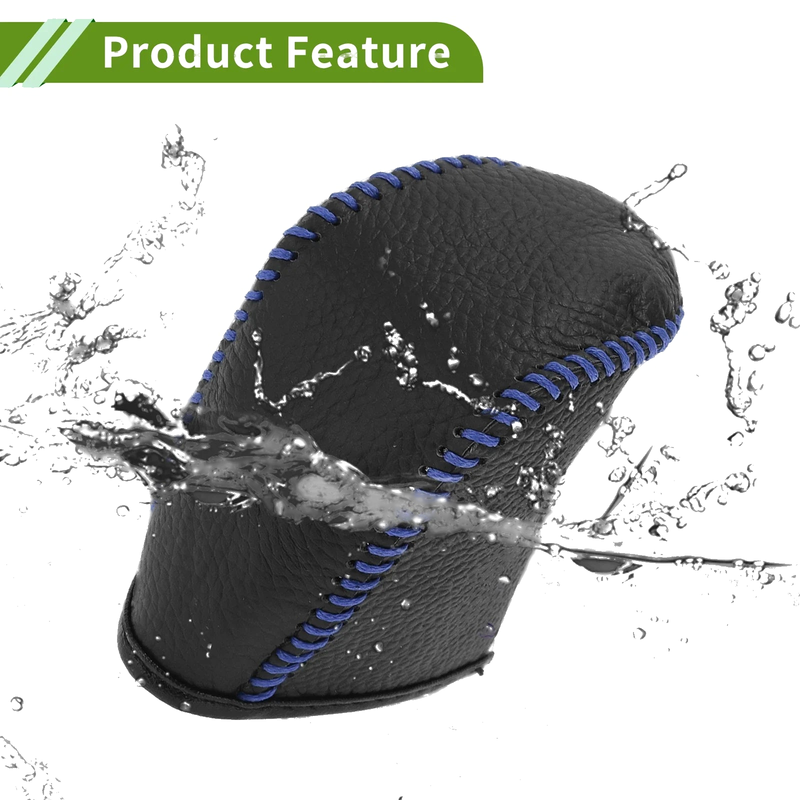 Dodge Journey Pebbled Black Blue Car Gear Shift Knob Cover (2011-2020)